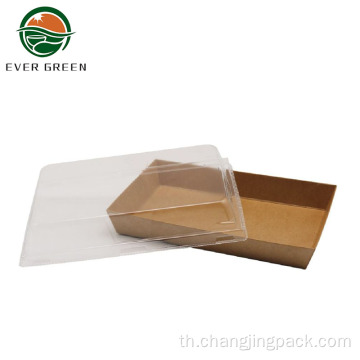 กล่องกระดาษบรรจุภัณฑ์อาหารคราฟท์แบบกำหนดเอง